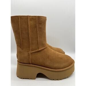 UGG Classic Twin Seam New Heights Boot Chestnut 1158313 Women's Size 10